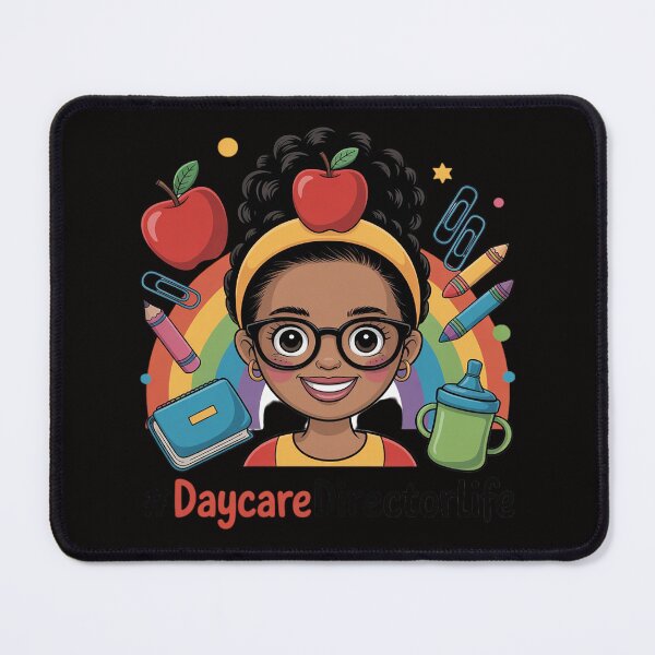 Item preview, Daycare Director Life Messy Bun Glasses Childcare Provider designed and sold by DarioRosales.