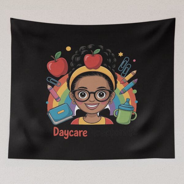 Item preview, Daycare Director Life Messy Bun Glasses Childcare Provider designed and sold by DarioRosales.