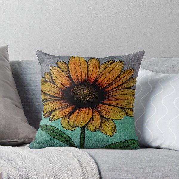 Artikelvorschau, Aquarell-Sonnenblume entworfen und verkauft von Onehappyhook.