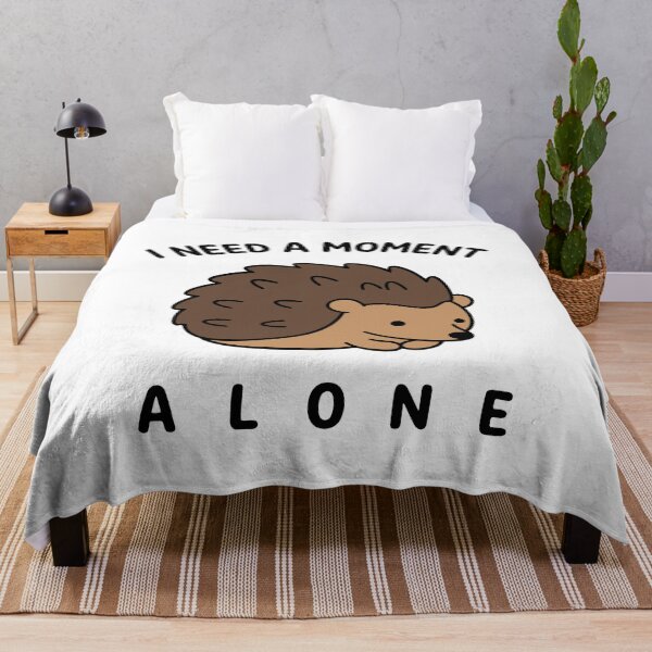 Item preview, I Need A Moment Alone - Cute Introvert Hedgehog designed and sold by gunaone-design.