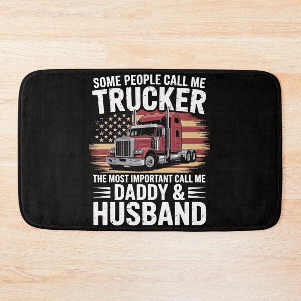 Item preview, Some People Call Me Trucker Family Mens Trucker Daddy & Husband - Truck Driver designed and sold by DarioRosales.