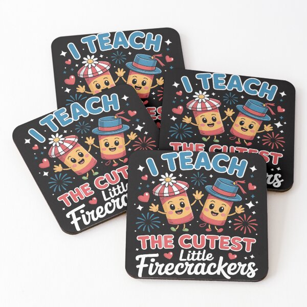 Item preview, I Teach the Cutest Little Firecrackers 4th of July Teachers designed and sold by HermanTricia.