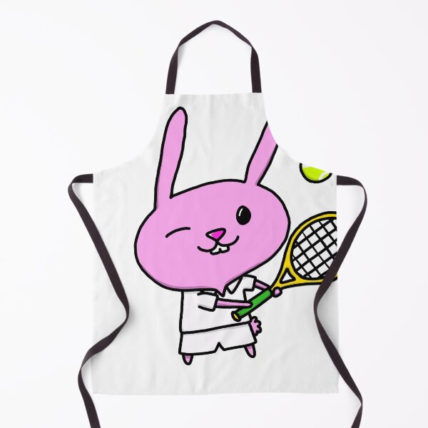 Item preview, Pink tennis bunny designed and sold by squigglypaw.