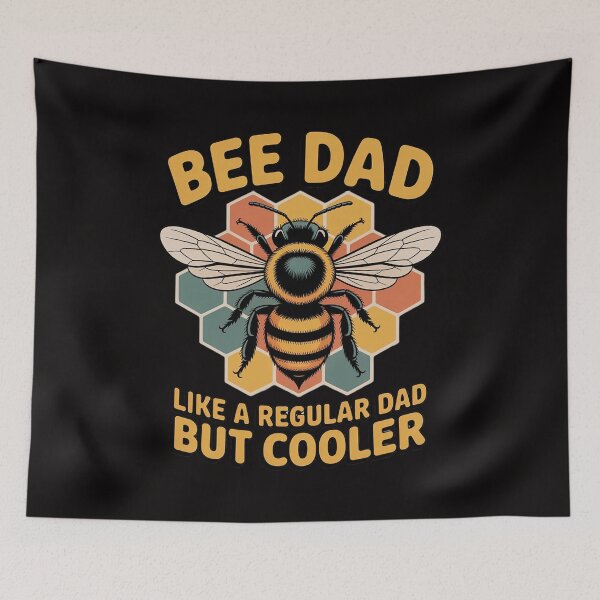 Item preview, Bee Art For Men Dad Honey Bee Keeper Bumblebee Beekeeper designed and sold by HudsonErik.