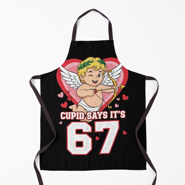 Item preview, 67 Cupid Says Six Seven, Funny Valentine Meme designed and sold by ahmed2751989.