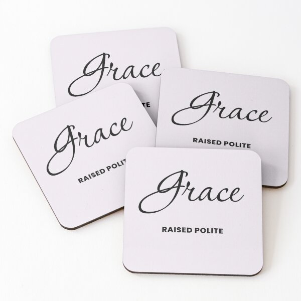 Item preview, Named Into It – ✨GRACE✨ Raised Polite designed and sold by WheelieGdArt.