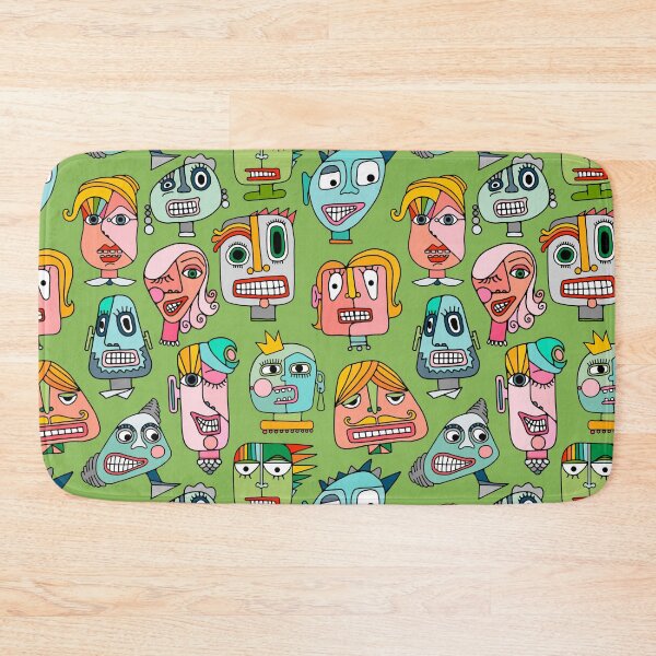 Item preview, Colorful Silly Faces designed and sold by Unhinged Heather.