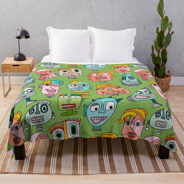 Item preview, Colorful Silly Faces designed and sold by Unhinged Heather.