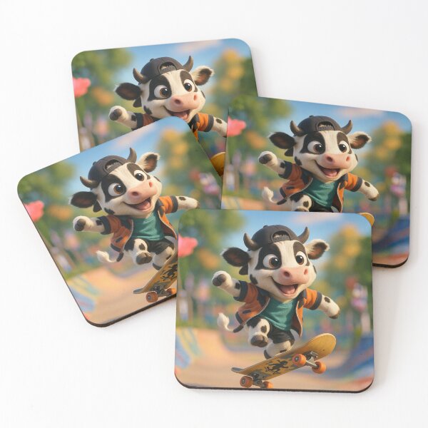 Item preview, Skater Lineback Cattle Cow designed and sold by Sillytoe.