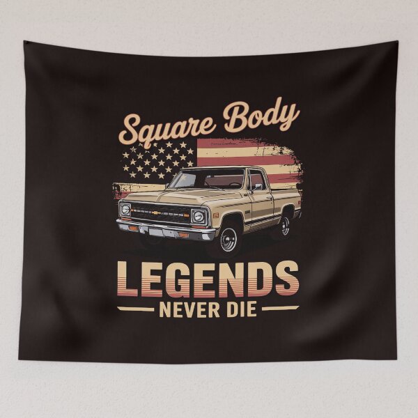 Item preview, Square Body Legends Never Die Artwork For A Truck Driver designed and sold by MichaelStalkas.