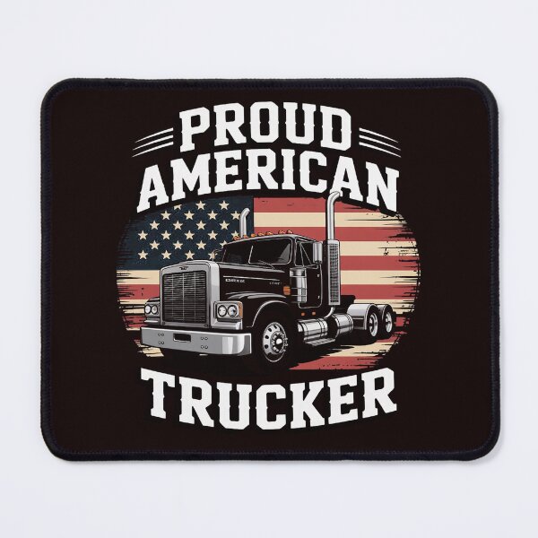 Item preview, Proud American Trucker product Truck Driver Gifts Men Women designed and sold by MichaelStalkas.