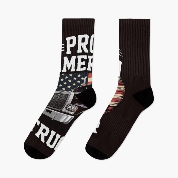 Item preview, Proud American Trucker product Truck Driver Gifts Men Women designed and sold by MichaelStalkas.