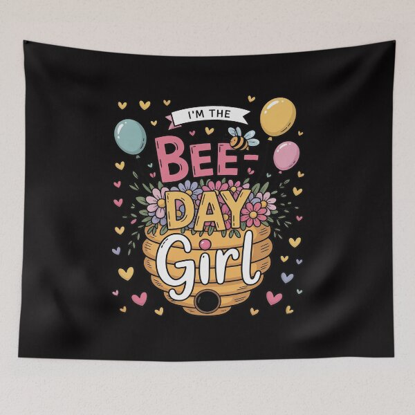 Item preview, I'm the Bee Day Girl Kids Birthday designed and sold by Vexat062Art.