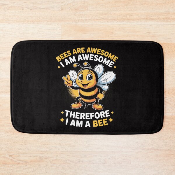 Item preview, Bees Are Awesome Bumble Bee Kids Girls Boys designed and sold by Vexat062Art.