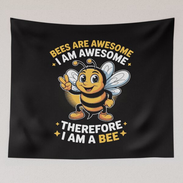 Item preview, Bees Are Awesome Bumble Bee Kids Girls Boys designed and sold by Vexat062Art.
