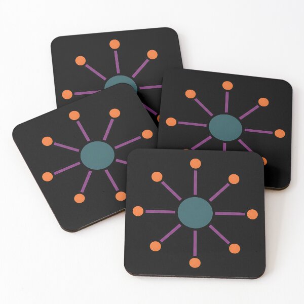 Item preview, Abstract Network Hub Geometric Minimalist Design designed and sold by Silent Watch Threads..