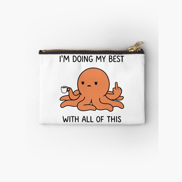 Item preview, Cute Octopus Doing My Best - Tired Octopus Coffee Lover Humor designed and sold by gunaone-design.