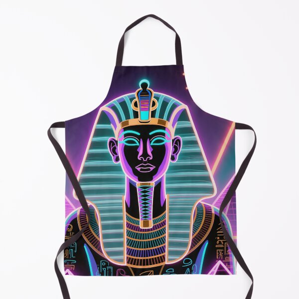 Item preview, Neon Pharaoh – Retro Futuristic Egyptian Ar2 designed and sold by AnadAA.