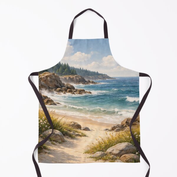Item preview, Coastal Cove Beach Landscape designed and sold by SezzyDesigns.