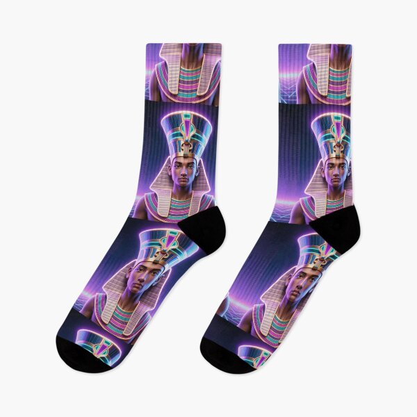Item preview, Neon Pharaoh – Retro Futuristic Egyptian Ar3 designed and sold by AnadAA.