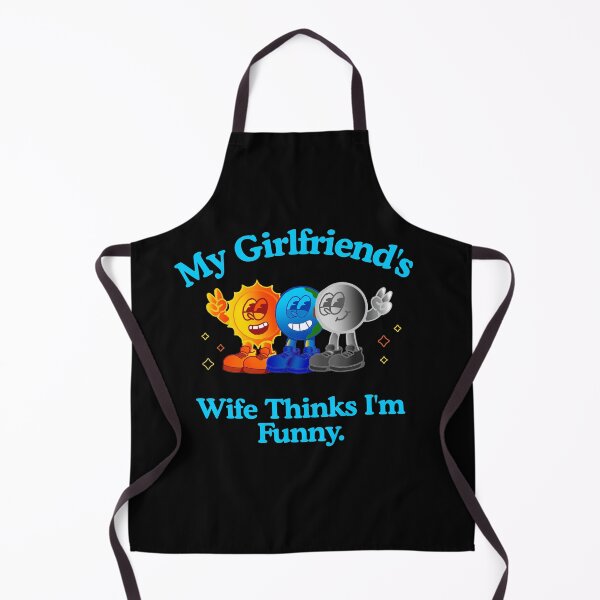 Item preview, My Girlfriend’s Wife Thinks I’m Funny – Poly Marriage Humor Design designed and sold by KrisBee Presents Dot Fun.