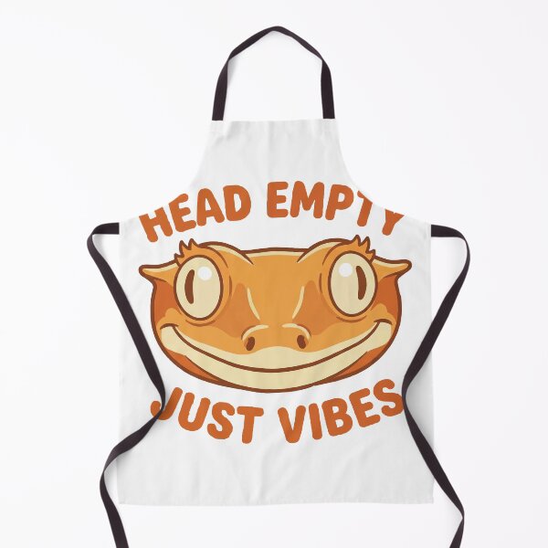 Item preview, Head Empty Just Vibes - Funny Crested Gecko Meme designed and sold by Petzzz.