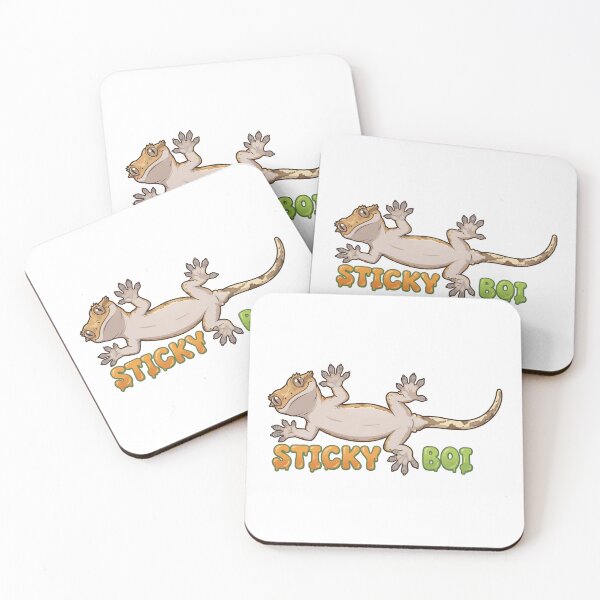 Item preview, Sticky Boi - Crested Gecko Climbing Glass designed and sold by Petzzz.