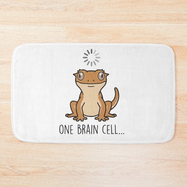 Item preview, Loading Brain Cell - Funny Derpy Crested Gecko designed and sold by Petzzz.