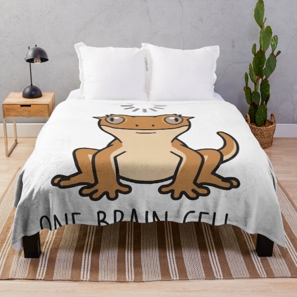 Item preview, Loading Brain Cell - Funny Derpy Crested Gecko designed and sold by Petzzz.