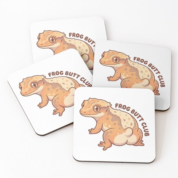 Item preview, Frog Butt Club - Tailless Crested Gecko designed and sold by Petzzz.