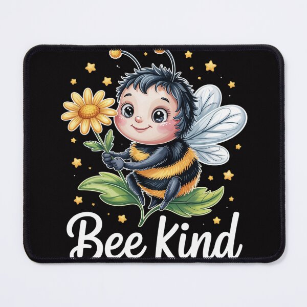 Item preview, Bee Kind Cute bee with Flower Kindness designed and sold by demarioTTS.