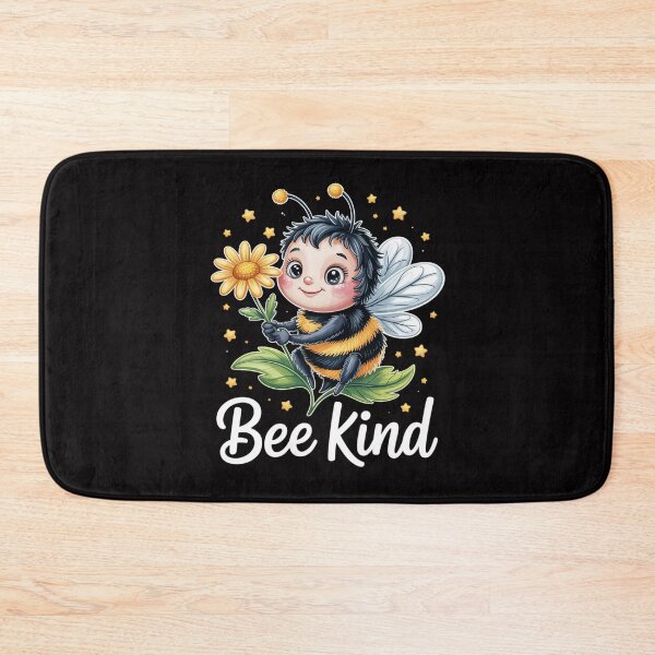 Item preview, Bee Kind Cute bee with Flower Kindness designed and sold by demarioTTS.