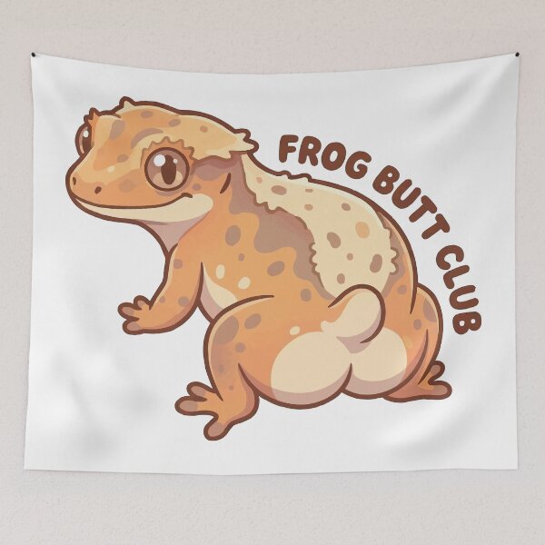 Item preview, Frog Butt Club - Tailless Crested Gecko designed and sold by Petzzz.