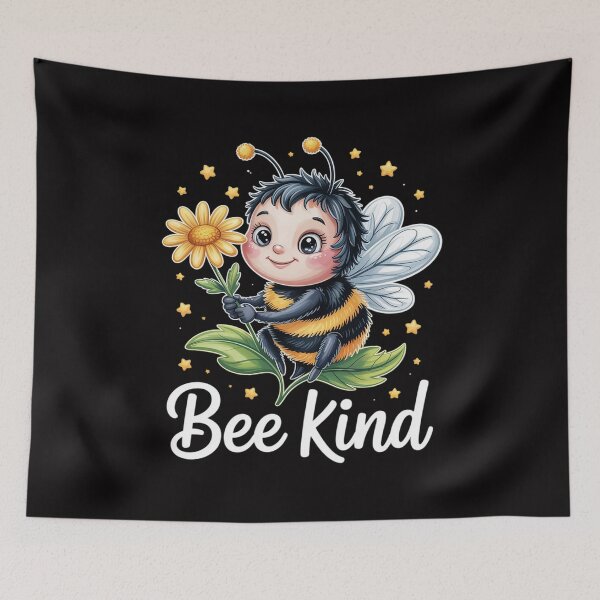 Item preview, Bee Kind Cute bee with Flower Kindness designed and sold by demarioTTS.