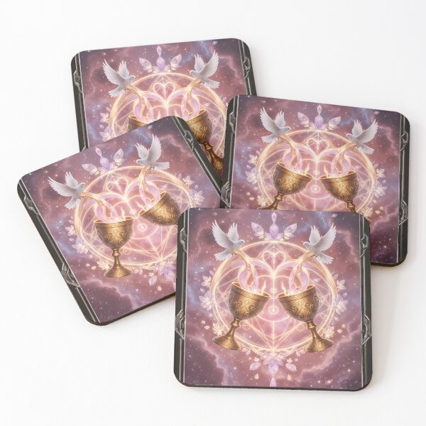 Item preview, Two of Cups - Cosmic Tarot Edition designed and sold by KYOFRAME.