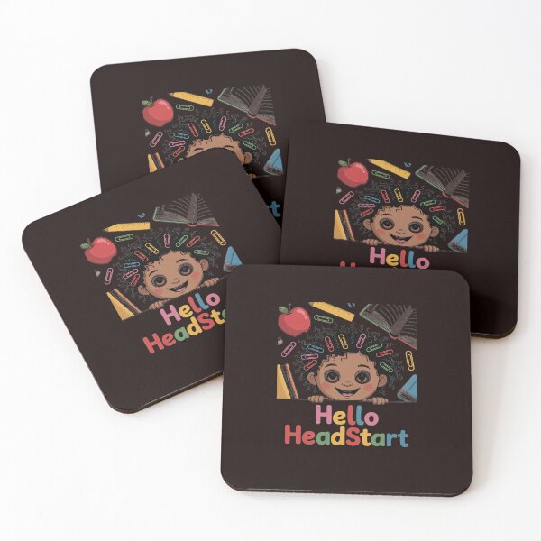 Item preview, Hello headstart Messy Bun back to school Afro Girl Headstart designed and sold by hettingerchaim.