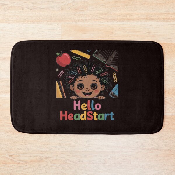 Item preview, Hello headstart Messy Bun back to school Afro Girl Headstart designed and sold by hettingerchaim.