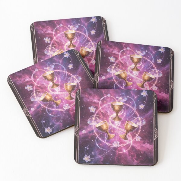 Item preview, Three of Cups - Cosmic Tarot Edition designed and sold by KYOFRAME.