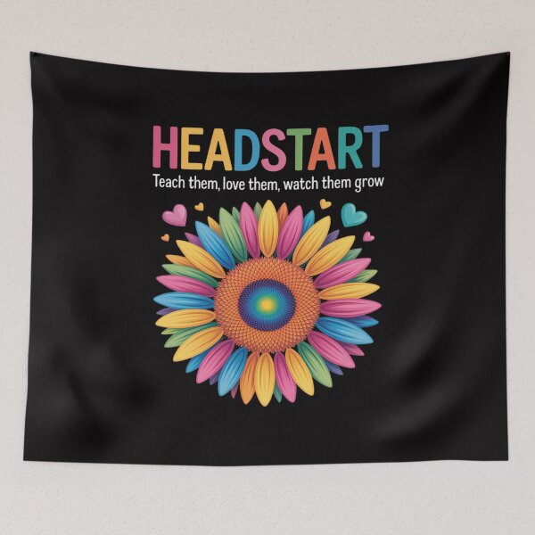 Item preview, Teach Them Love Them Headstart Colorful Sunflower designed and sold by demarioTTS.