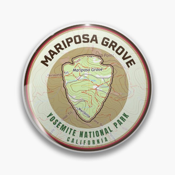 Item preview, Yosemite Souvenir Map - Mariposa Grove designed and sold by Willz Designz.
