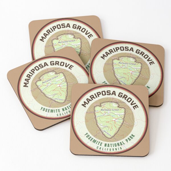 Item preview, Yosemite Souvenir Map - Mariposa Grove designed and sold by Willz Designz.