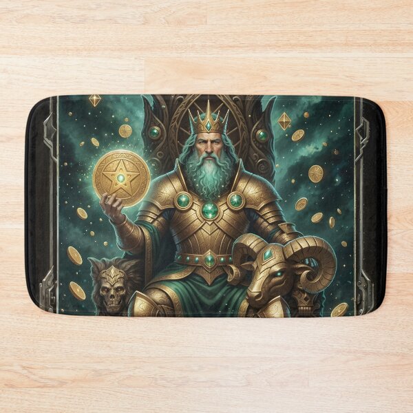 Item preview, King of Pentacles - Cosmic Tarot Edition designed and sold by KYOFRAME.