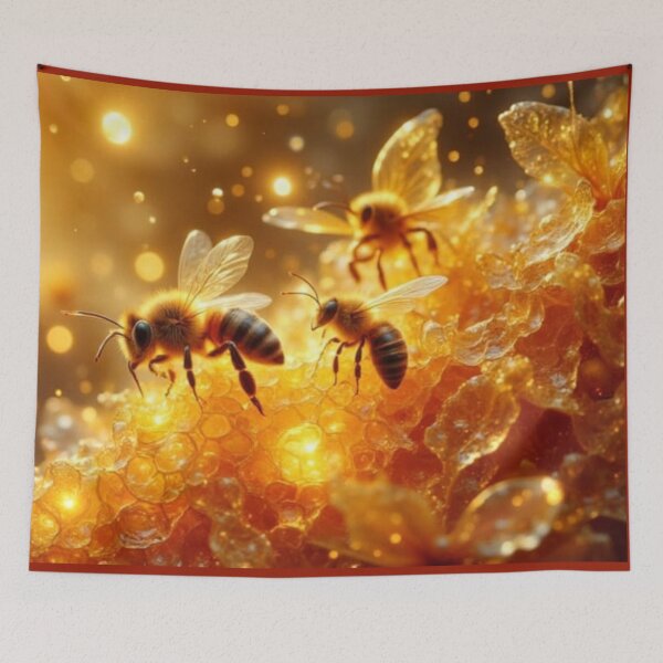 Item preview, The Magic of Honey Bees designed and sold by Whimsical Art by Angela.