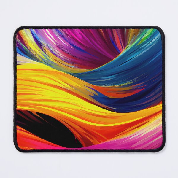 Item preview, Colorful Rainbow Waves Vibrant Dynamic Abstract Energy designed and sold by Velvetia.