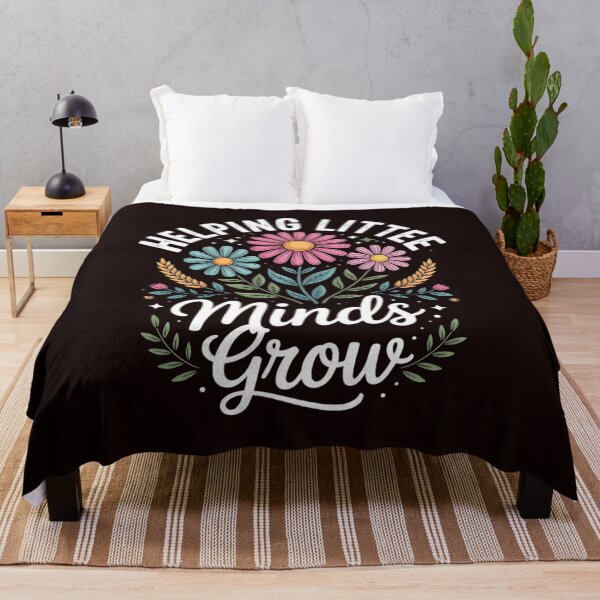 Item preview, Floral Aesthetic Helping Little Minds Grow Teacher designed and sold by hettingerchaim.