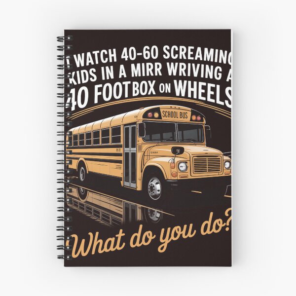 Item preview, School Bus Driver Watch Screaming Kids Drive Box On Wheels designed and sold by hettingerchaim.