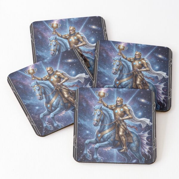 Item preview, Knight of Cups - Cosmic Tarot Edition designed and sold by KYOFRAME.