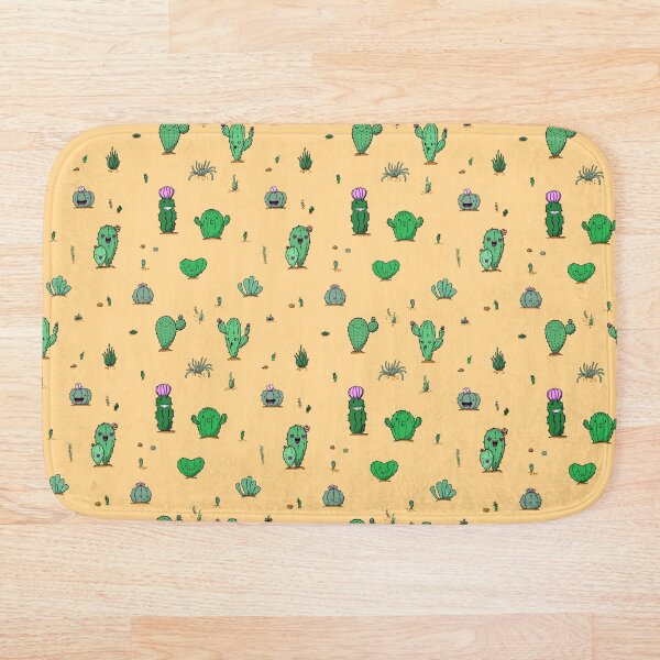 Item preview, Hand Drawn Cute Cacti kawaii desert repeating pattern designed and sold by Derailed-Drips.