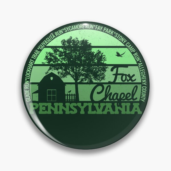 Item preview, Fox Chapel Pennsylvania Sunset Retro Vintage Local Pride Logo designed and sold by CRHPOD20.