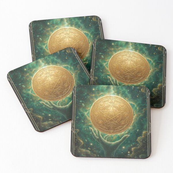 Item preview, Ace of Pentacles - Cosmic Tarot Edition designed and sold by KYOFRAME.